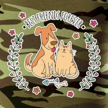 Kočka a pes best friends