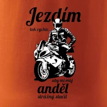 Silniční motorka - jezdím tak rychle, aby mi můj anděl strážný stačil