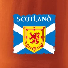 Skotská vlajka s erbem lva