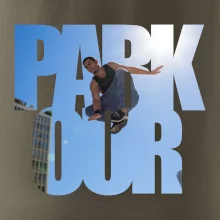 Parkour nápis nebe