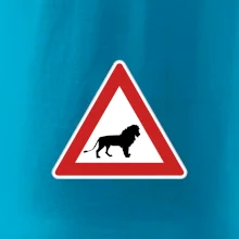 Dopravní značka - Pozor lev