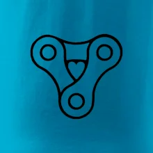 Cyklo srdce řetěz trojúhelník