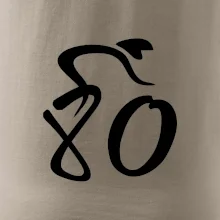 Cyklista slaví osmdesátiny (80)