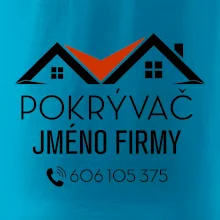 Tričko pro pokrývače - Dvě střechy