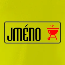 Triko na grilování s vlastním jménem