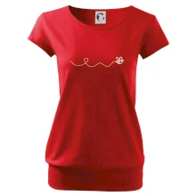 Dráha letu včely - vlnovka