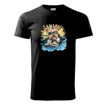 Yorkšírský teriér na vodním skútru