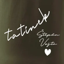 Mikina tatínek  se jmény dětí