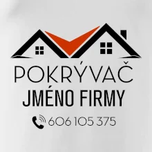 Tričko pro pokrývače - Dvě střechy