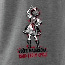 Streetart - Večer malérečka, ráno léčím opicu