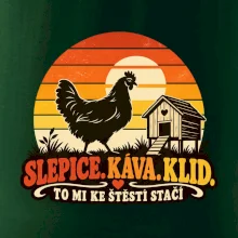Slepice káva klid a pohoda