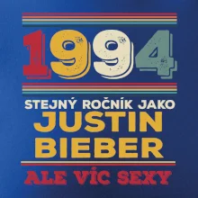 1994 stejný ročník jako Justin Bieber
