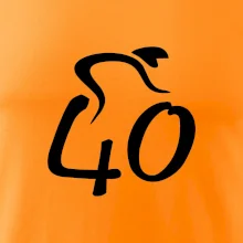 Cyklista slaví čtyřicítku (40)