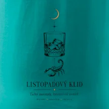 Listopadový klid whisky a štír linková kresba
