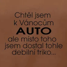Chtěl jsem k Vánocům auto