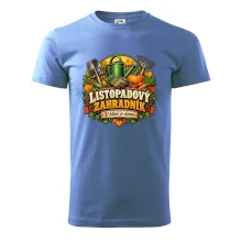 Listopadový zahradník v hlíně je doma