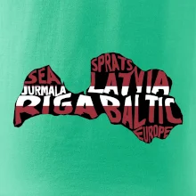 Mapy - názvy měst - Lotyšsko