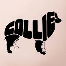 Border kolie písmo v těle