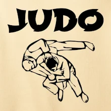 Judo nápis + postavy