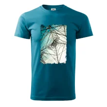 Barevné nebe - stožáry vysokého napětí