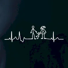 EKG rodina a jedno dítě EKG rodina a jedno dítě