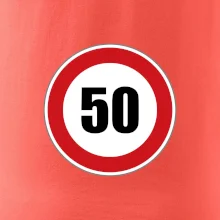 Dopravní značka - omezení rychlosti 50