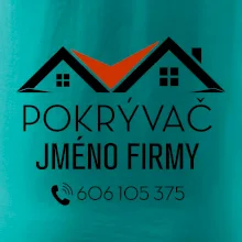 Tričko pro pokrývače - Dvě střechy