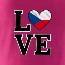Love Česká vlajka