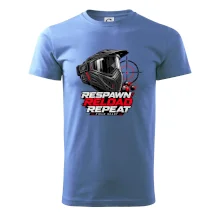 Paintballová maska respawn reload repeat