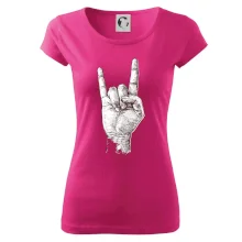 Rocková ruka kreslená