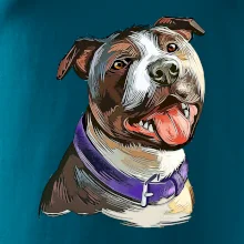 Americký stafordširský teriér  kreslený