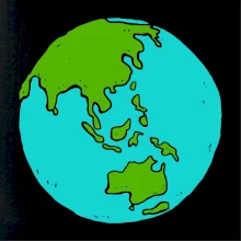 Planeta na prsu - Austrálie