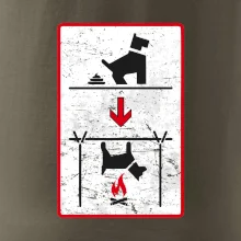 Tričko pro odpůrce sraní na chodníku