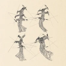 Zkroucený stožár vysokého vedení