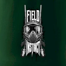 Černobílá maska field instinct paintball