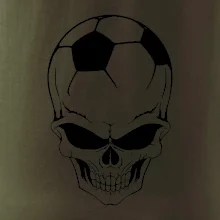 Fotbal lebka míč Fotbal lebka míč