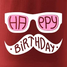 Mustache narozeniny - brýle