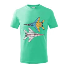 Mig 29 Fulcrum ze spoda a ze zhora