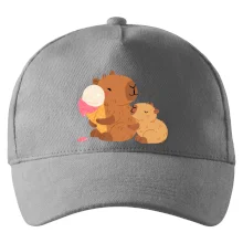 Kapybara se zmrzlinou