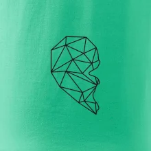 Párovy motiv srdce geometrie - ONA