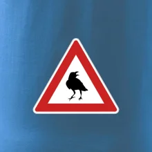 Dopravní značka - Pozor havran