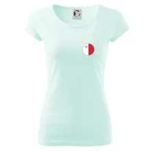 Vlajka Malta kulatá na prso