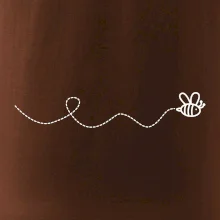 Dráha letu včely - vlnovka