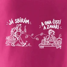 Já sbírám ona čistí a zavaří