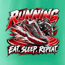 Běžecká bota se stopkami eat sleep repeat