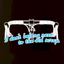 I don't belong next to the old scrap