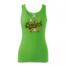 Cowgirl nápis a oblečení