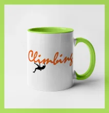 Climbing psací text