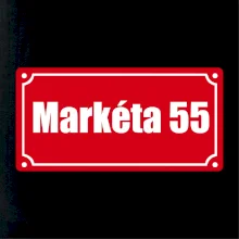 Jméno a věk - uliční cedule - červená