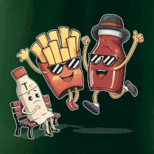 Souboj o hranolky kečup tatarka